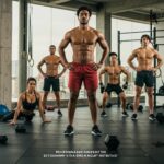 Diverse individuals representing different body types engaging in fitness activities, emphasizing personalized nutrition and training