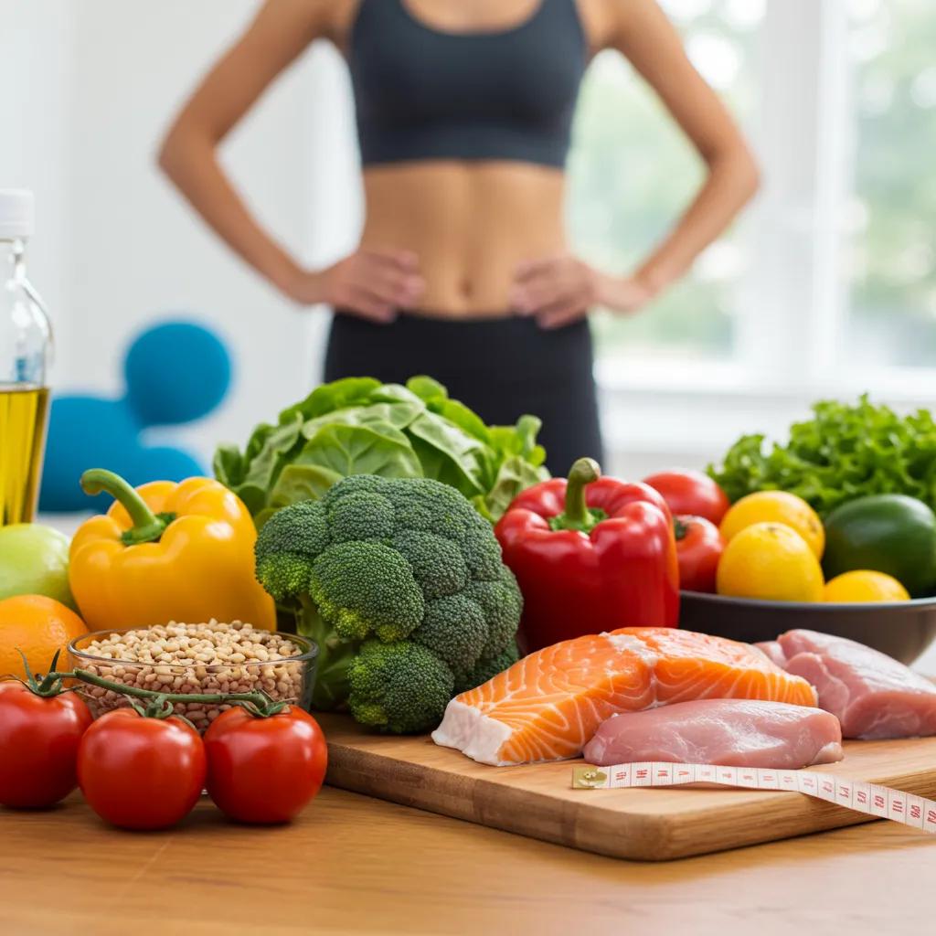 Eine Person beim HIIT-Training im Fitnessstudio – effektive Übungen für deinen Fettabbau.