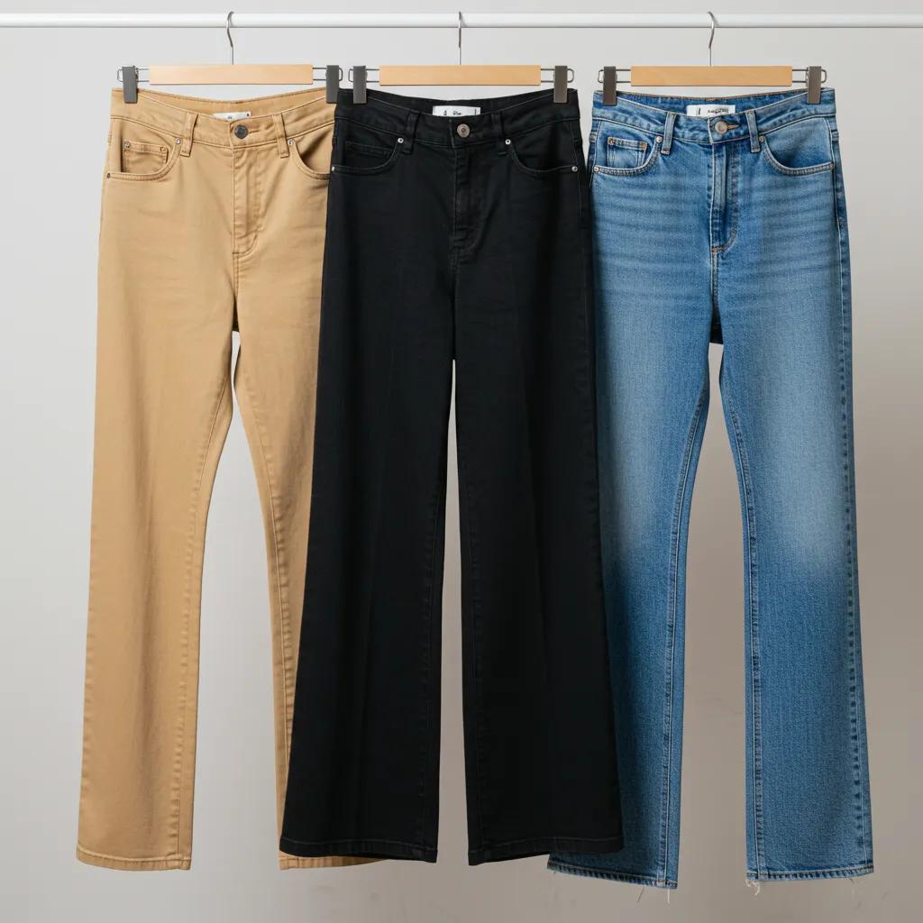 Stilvolle Hosen für große Frauen, darunter Marlene-Hosen, Culottes und Bootcut-Jeans