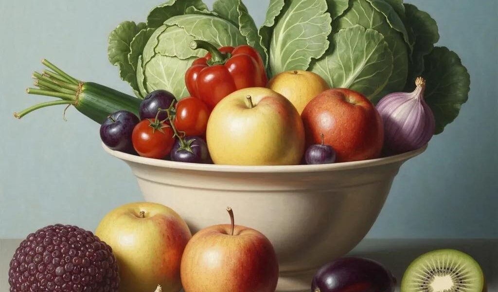 Balanced meal for mesomorph diet featuring chicken, sweet potatoes, and avocado