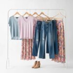 Collection of flattering clothing items for endomorphic body types