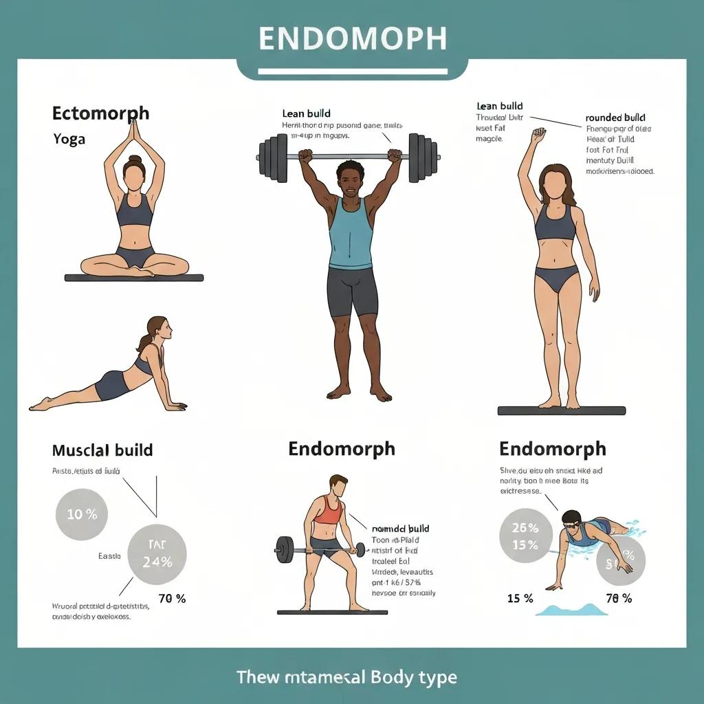 Vergleich: Ektomorph, Mesomorph und Endomorph in einer Trainingssituation