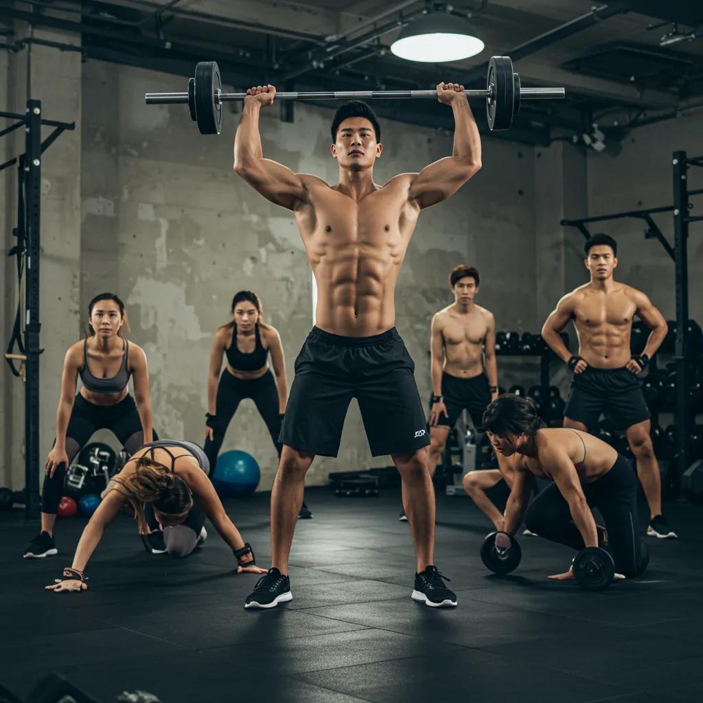 Illustration der typischen Merkmale des endomorphen Körpertyps mit Blick auf Fettverteilung und Körperform