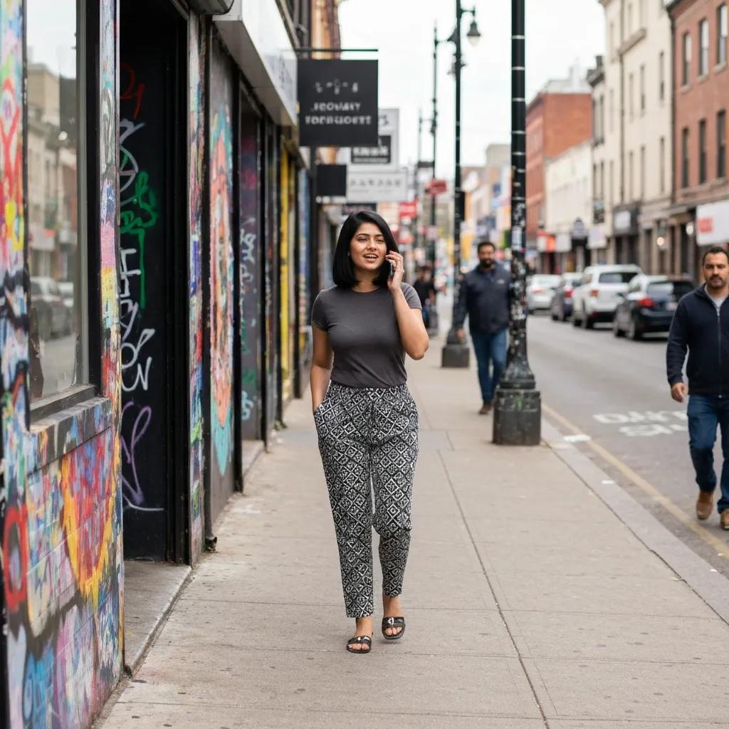 Aufsicht auf verschiedene Hosen: Bootcut, High‑Waist und Mom‑Jeans