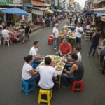Group fitness analysis session in a modern gym with diverse individuals and trainers