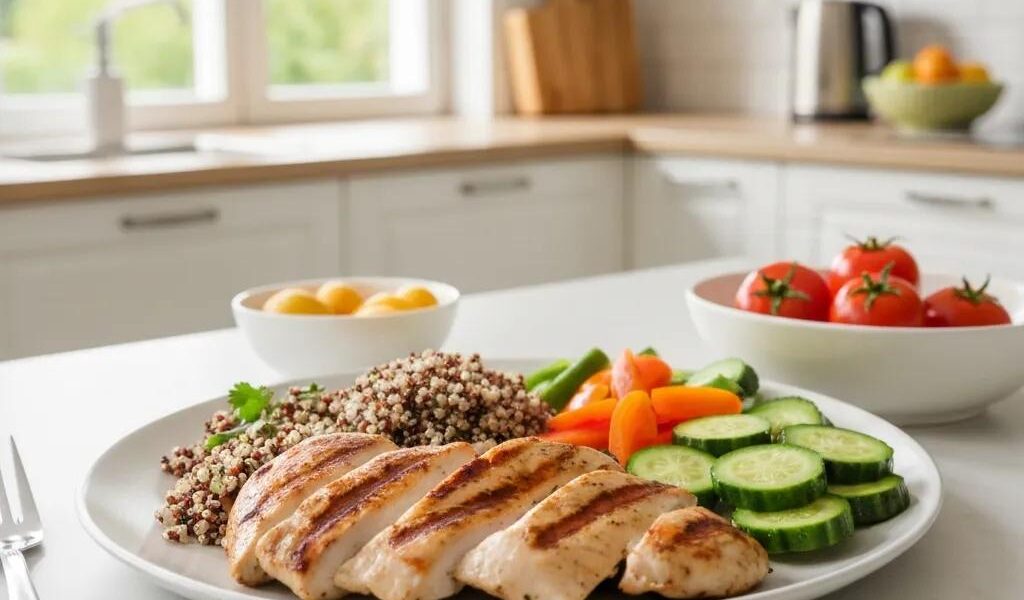 Ernährungsplan für Ektomorphe mit proteinreichen Lebensmitteln
