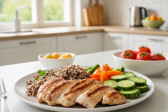 Ernährungsplan für Ektomorphe mit proteinreichen Lebensmitteln