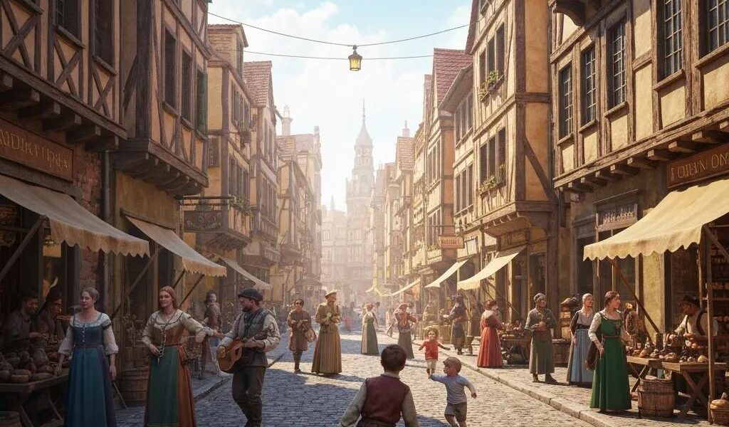 Healthy meal plate for mesomorphs with lean proteins, complex carbs, and colorful vegetables