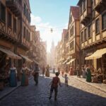 Healthy meal plate for mesomorphs with lean proteins, complex carbs, and colorful vegetables