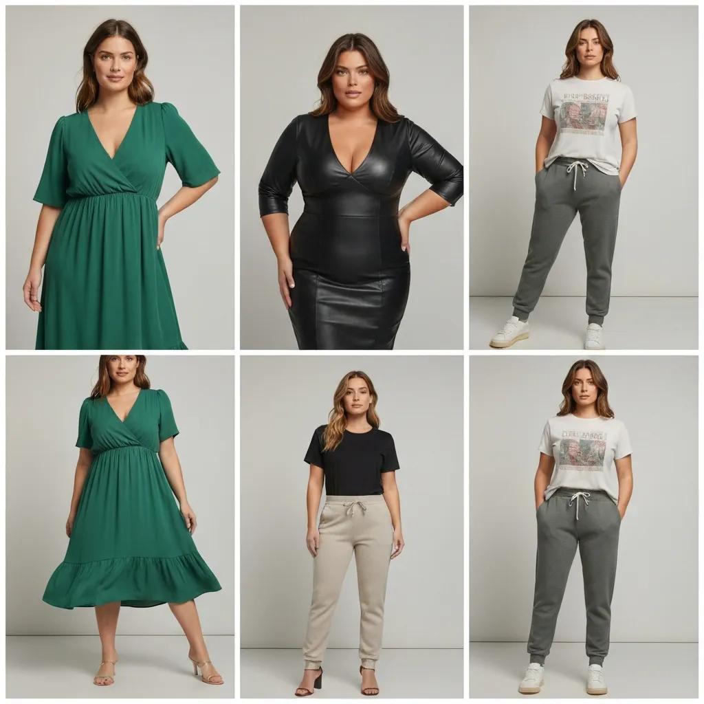 Gesunde Mahlzeiten, abgestimmt auf unterschiedliche Körpertypen — ausgewogen und appetitlich angerichtet