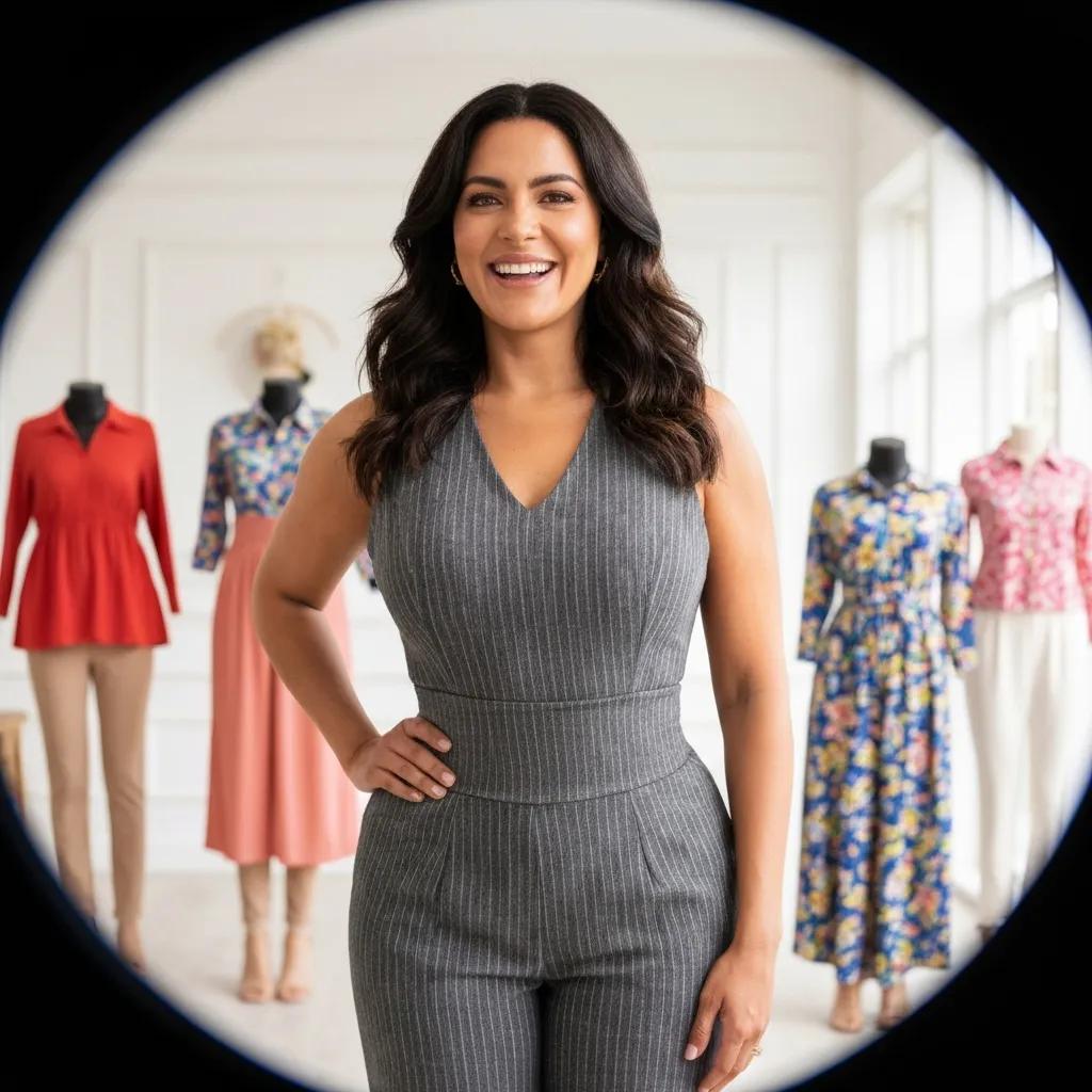 Auswahl vorteilhafter Kleidungsstücke für endomorphe Figurtypen