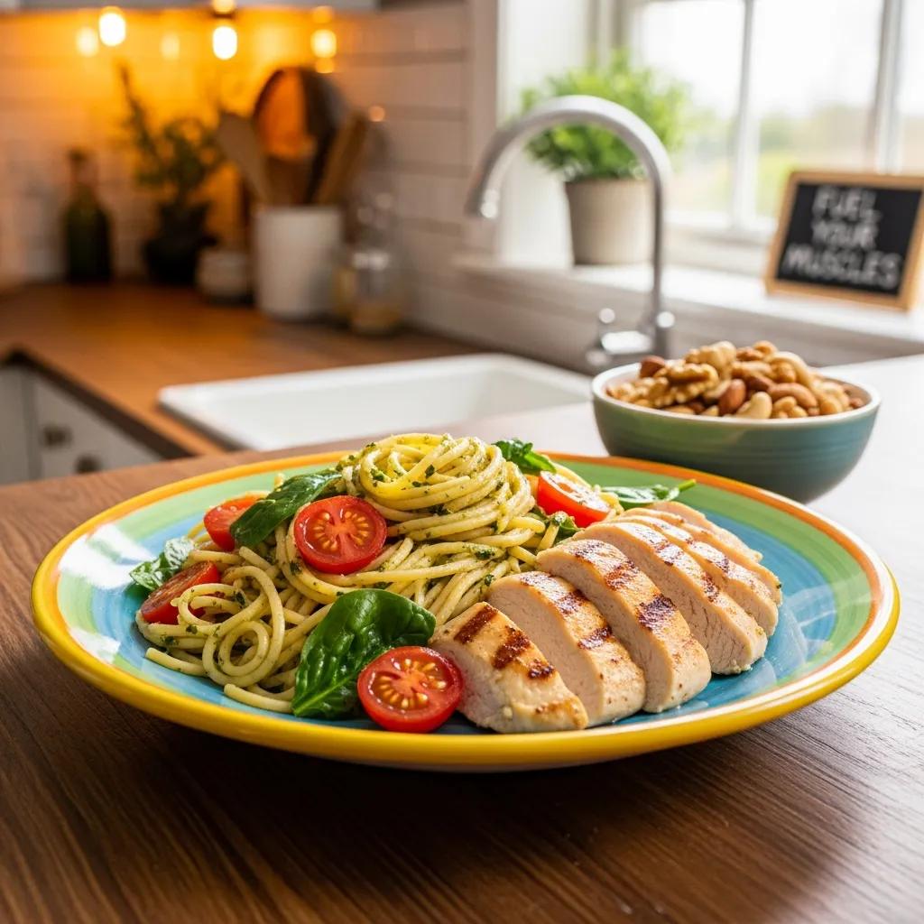 Kalorienreiche Mahlzeit f&uuml;r Ektomorphe: Fokus auf Gewichtszunahme und Muskelaufbau