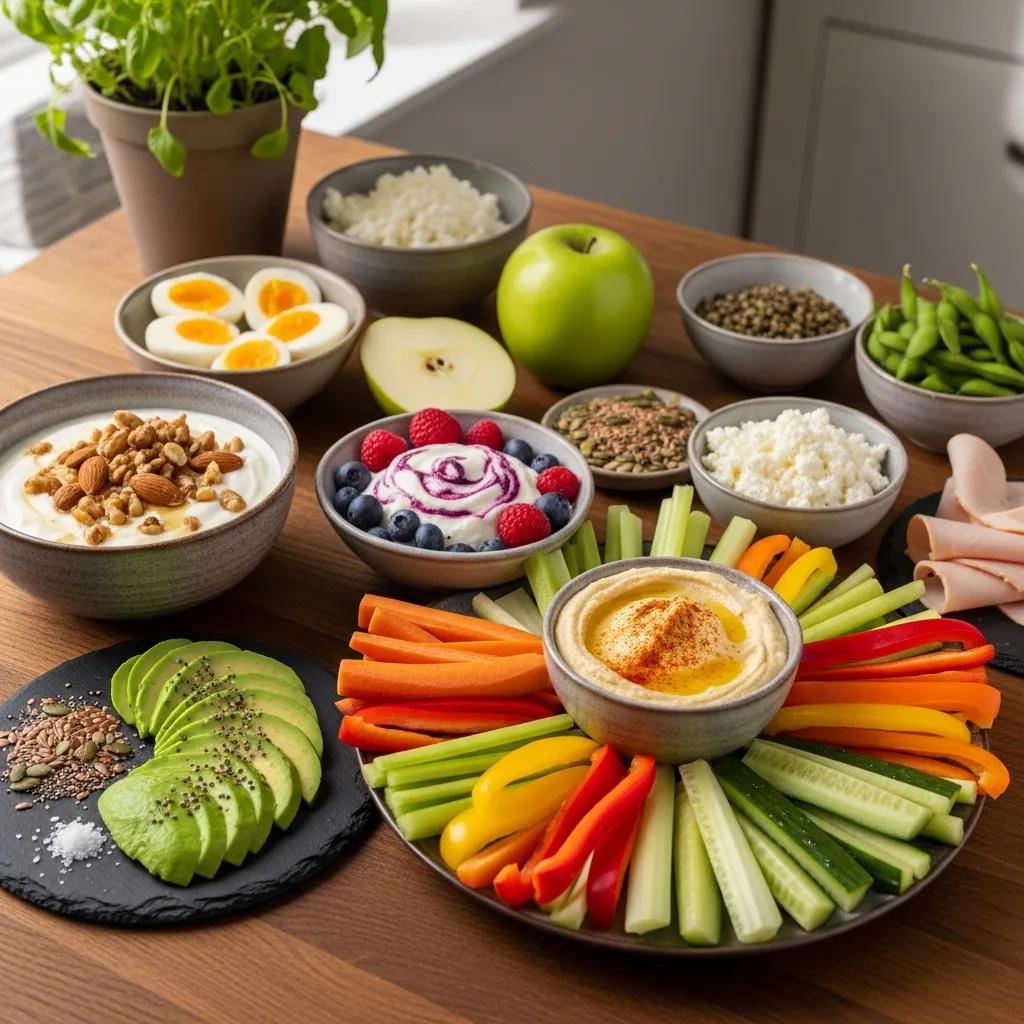 Top 10 gesunde Snacks für Endomorphe: Joghurt, Quark, Gemüsesticks