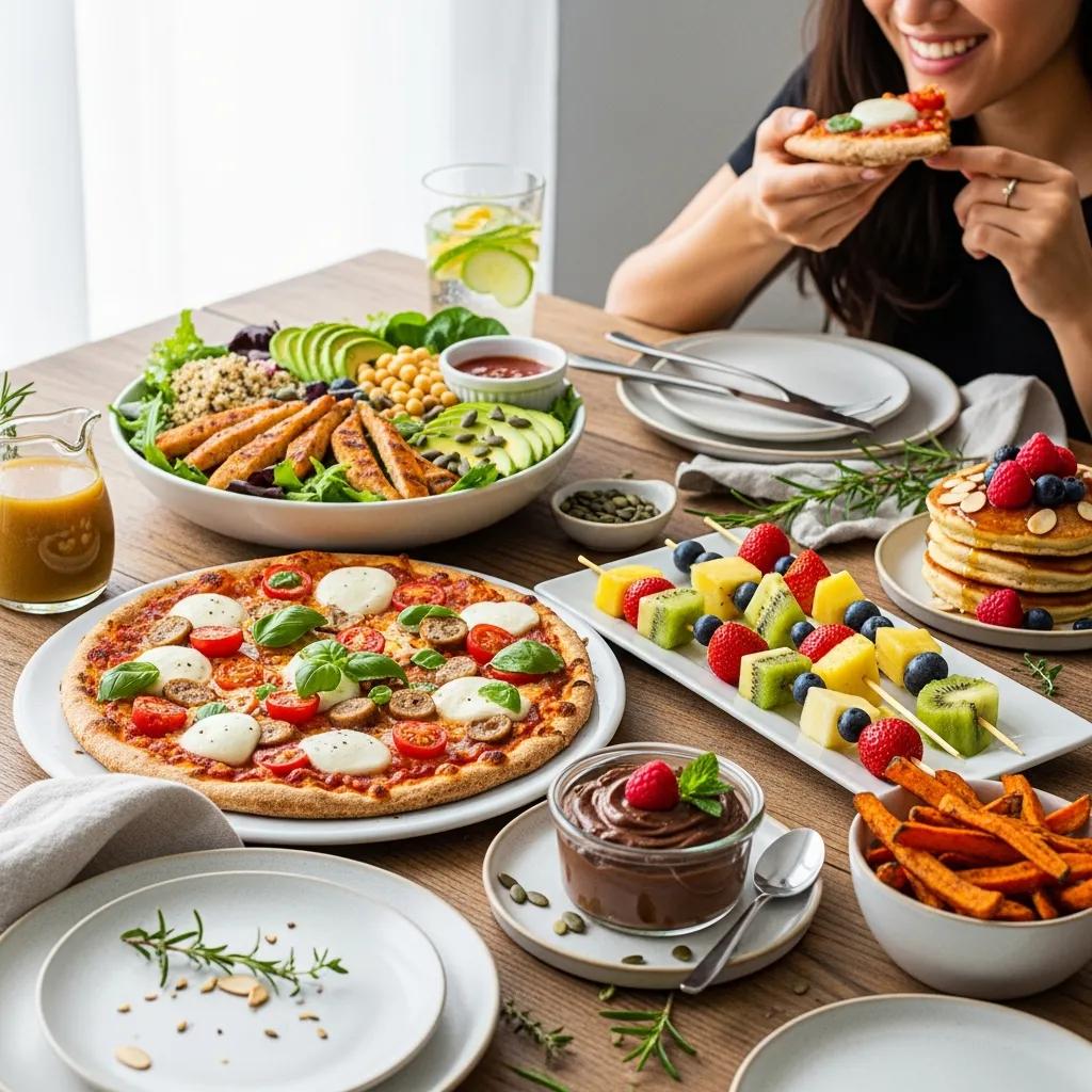 Auswahl nährstoffreicher und trotzdem genussvoller Optionen für Cheat Days