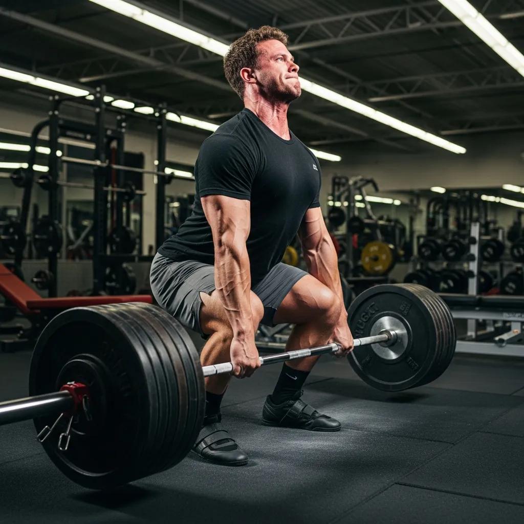 Personen heben Gewichte im Fitnessstudio – Darstellung von Krafttraining zur Testosteronsteigerung