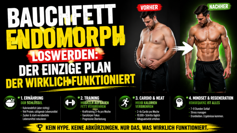 Bauchfett Endomorph loswerden: Der einzige Plan der wirklich funktioniert