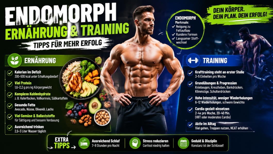 Endomorph Ernährung und Training Tipps für mehr Erfolg
