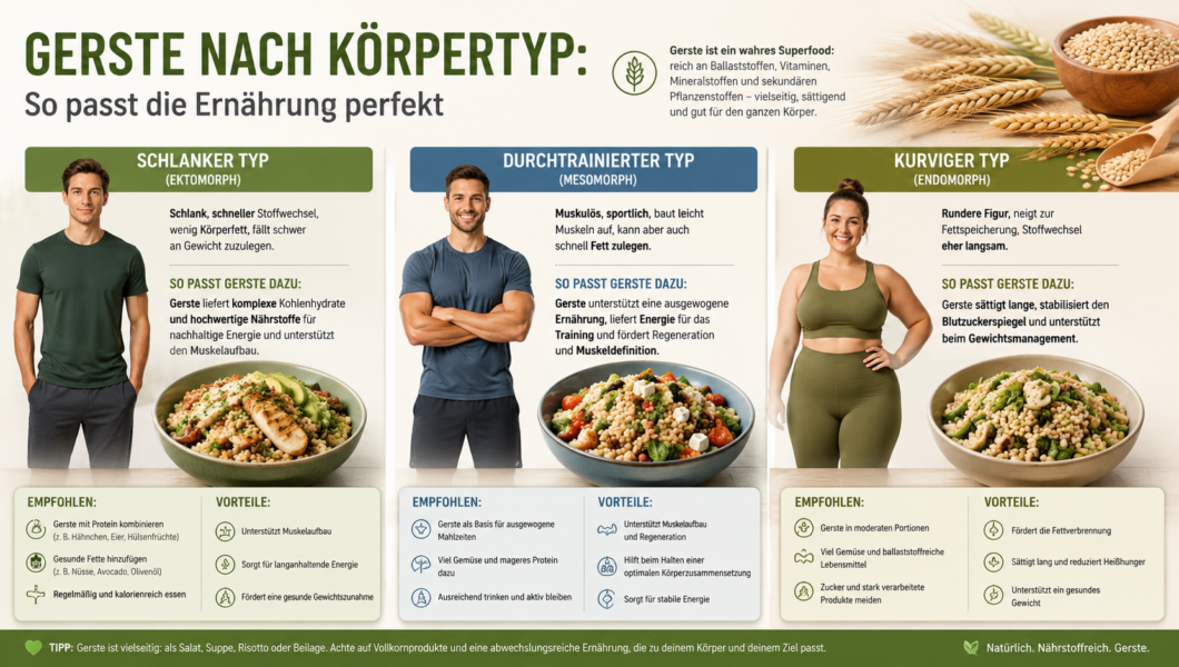 Gerste nach Körpertyp So passt die Ernährung perfekt