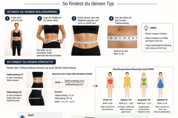 Taillenumfang Körpertyp messen Ektomorph Mesomorph Endomorph