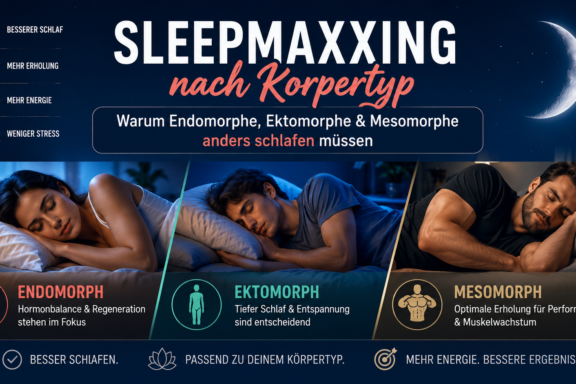 Sleepmaxxing nach Körpertyp Warum Endomorphe, Ektomorphe & Mesomorphe anders schlafen müssen